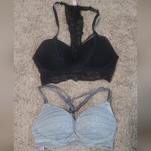 PINK Victorias Secret Racerback Pushup Bralettes